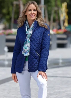 Funktionsjacke mit interessantem Stepp