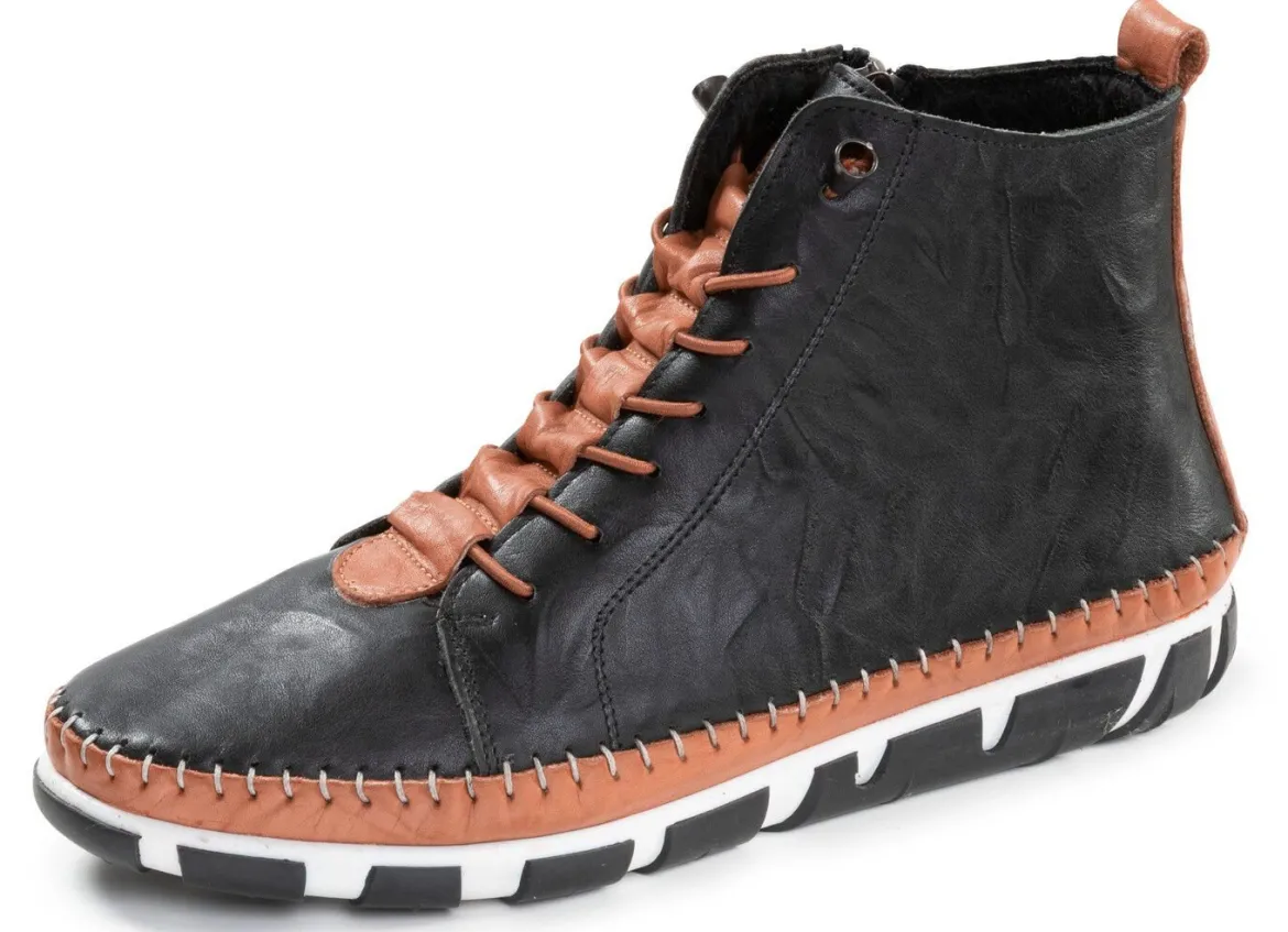 Gemini, bequeme Damen-Boots, Weite G, mit herausnehmbarem Fußbett