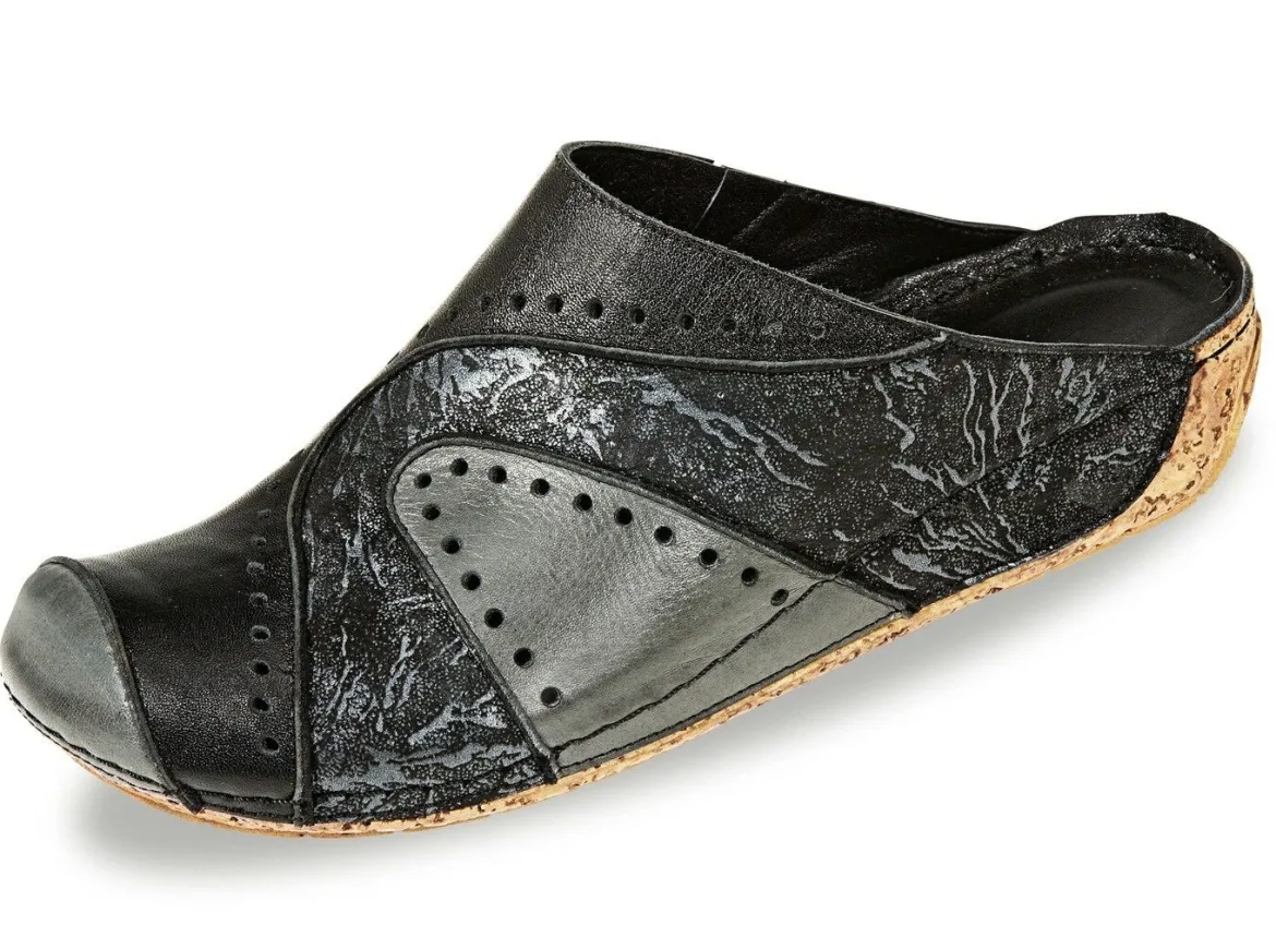 Gemini, klassische Damen-Clogs, Weite G, mit Gummizug