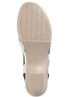 Gemini, klassische Damen-Sandaletten, Weite G, aus Leder