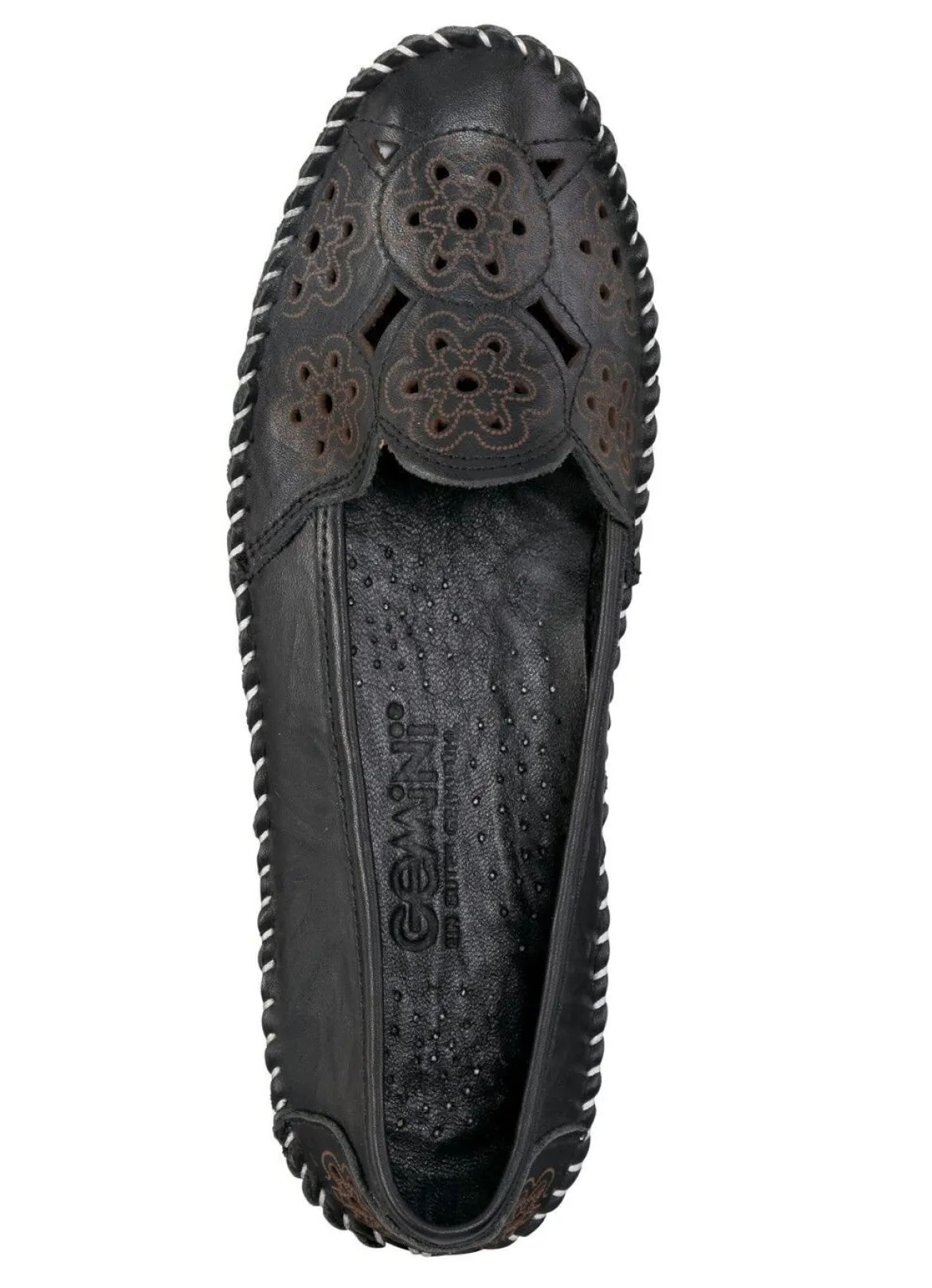 Gemini, leichte Damen-Slipper, Weite G, mit herausnehmbarem Fußbett