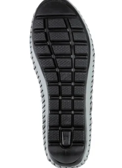 Gemini Mokassin-Stiefelette mit Knitter-Struktur