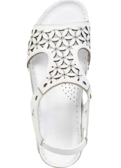 Gemini, sommerliche Damen-Sandalen, Weite G, aus Leder