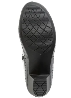 Gemini Stiefelette aus Rind-Nappaleder mit Kontraststreifen