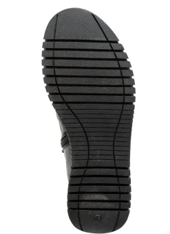 Gemini Stiefelette mit Raffung und dekorativen Knöpfen