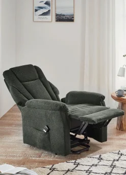 Gemütlicher TV-Sessel mit Motor und Aufstehhilfe