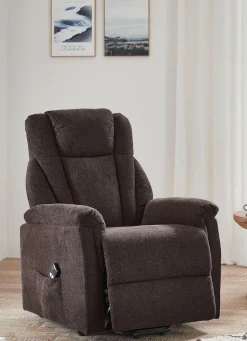 Gemütlicher TV-Sessel mit Motor und Aufstehhilfe