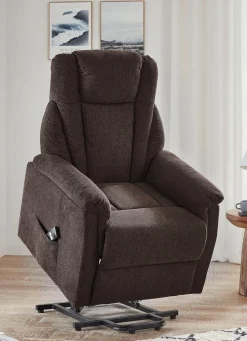 Gemütlicher TV-Sessel mit Motor und Aufstehhilfe