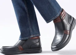 GINO GALANTE, gefütterte Herren-Boots, Winterschuhe, mit herausnehmbarem Fußbett