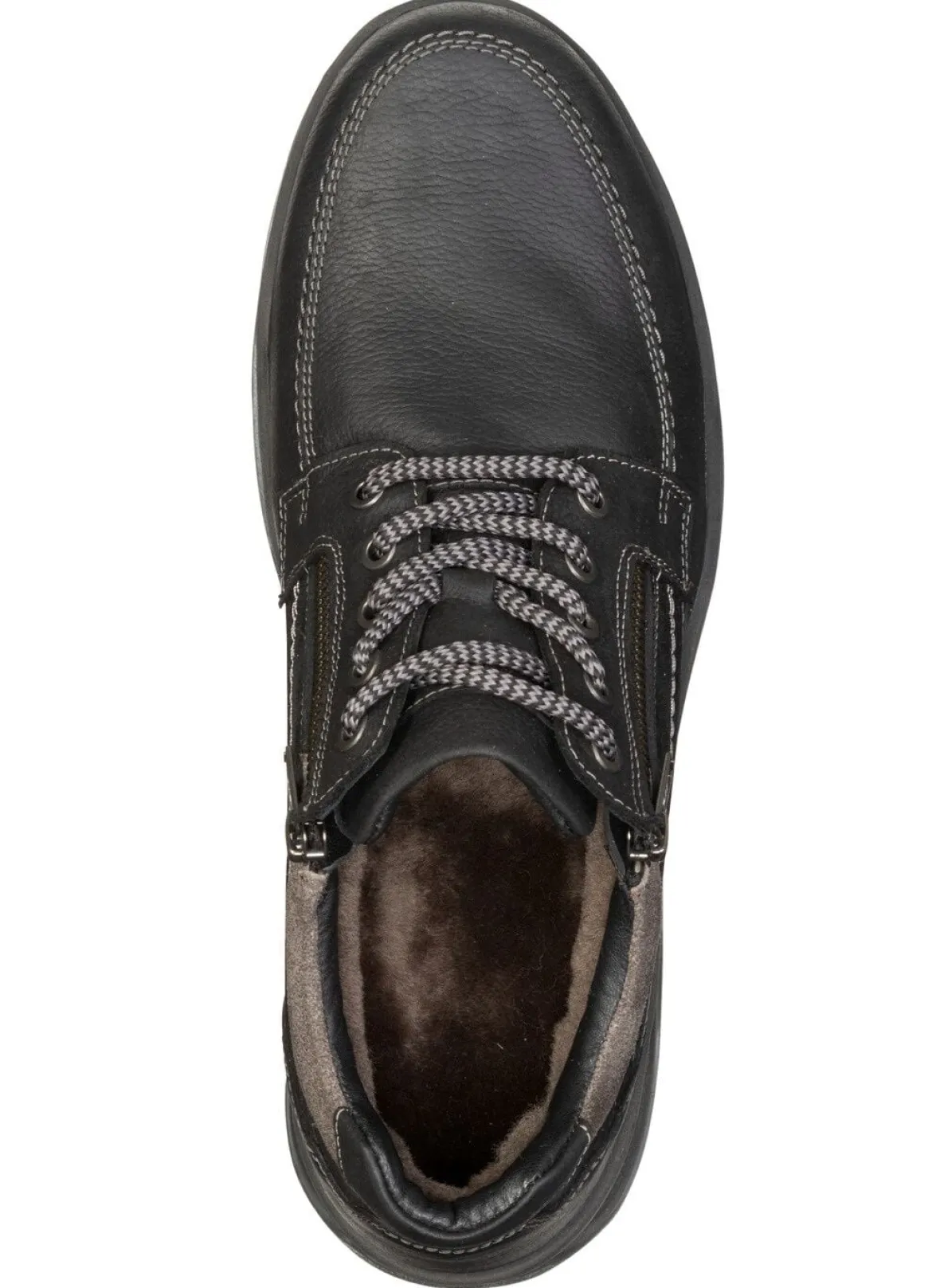 GINO GALANTE, gefütterte Herren-Boots, Winterschuhe, mit Lammfell