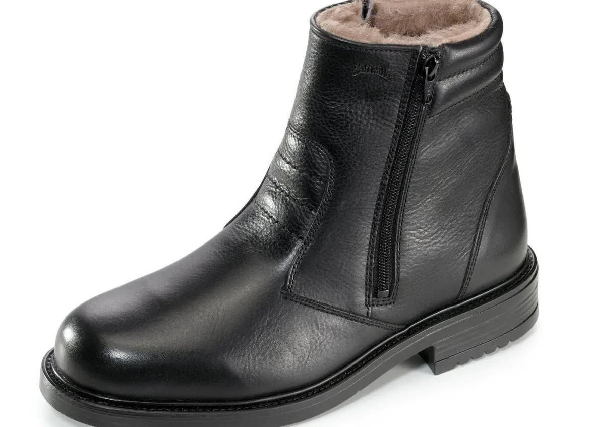 GINO GALANTE, gefütterte Herren-Stiefel, Winterschuhe, mit Lammfell
