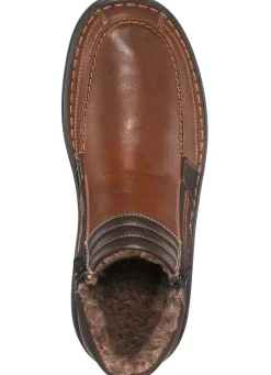 GINO GALANTE, gefütterte Herren-Boots, Winterschuhe, mit herausnehmbarem Fußbett