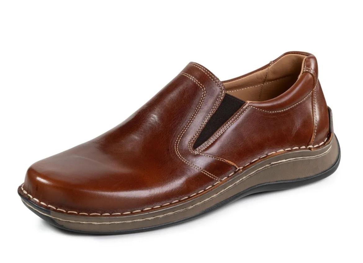 GINO GALANTE, klassische Herren-Slipper, mit herausnehmbarem Fußbett