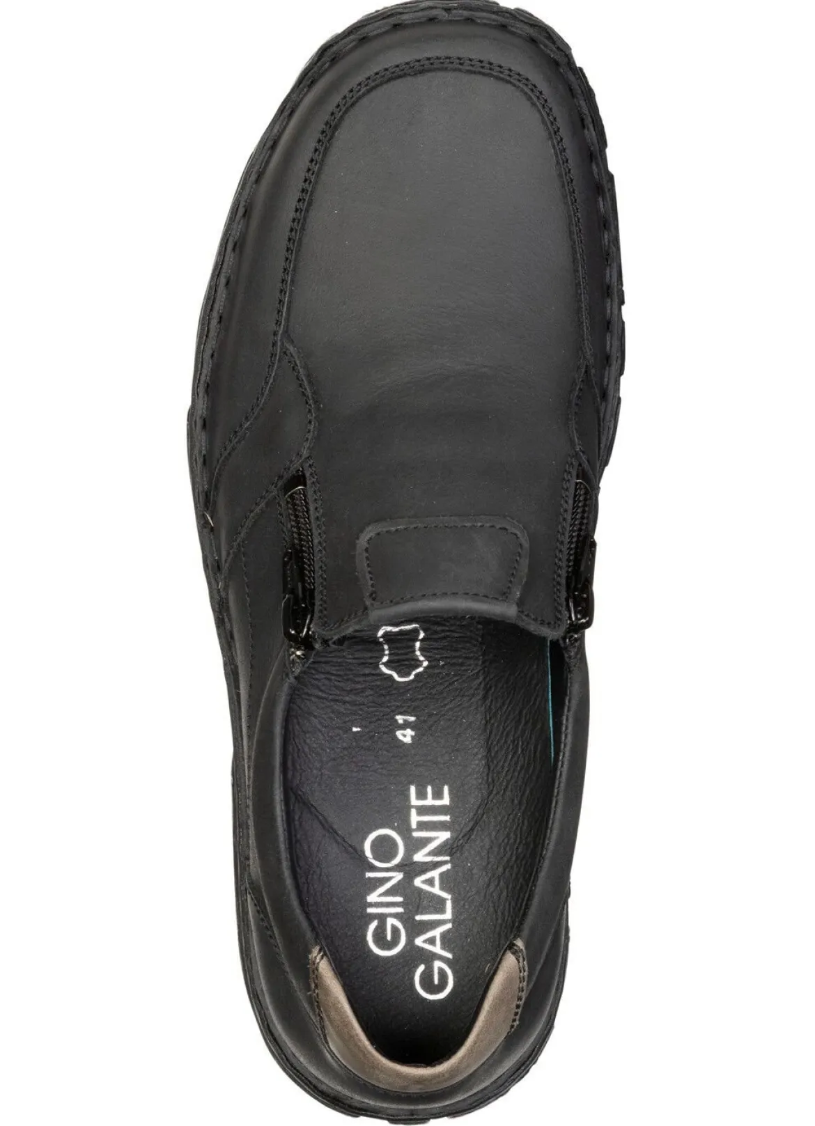 GINO GALANTE, klassische Herren-Slipper, mit herausnehmbarem Fußbett