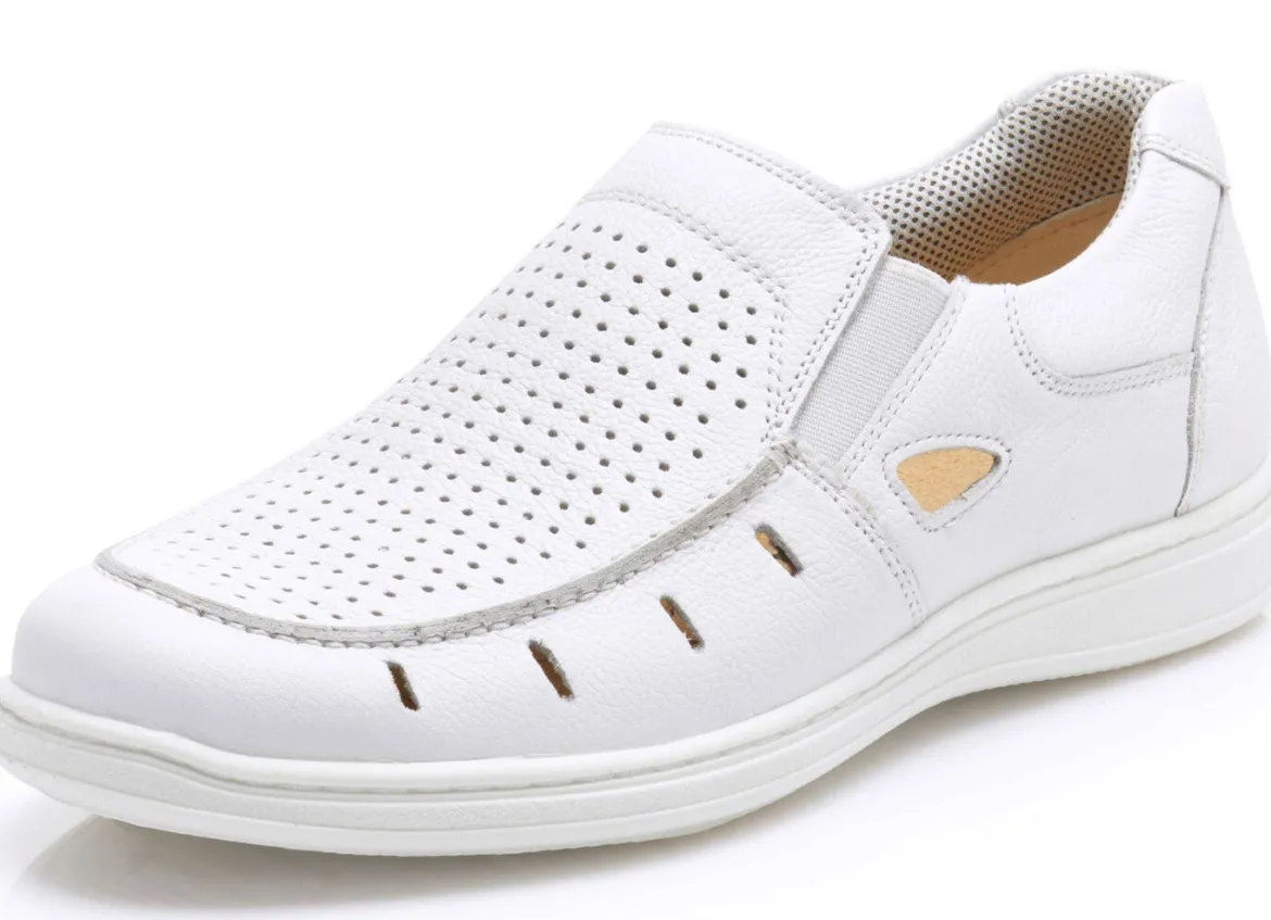 GINO GALANTE, sommerliche Herren-Slipper, mit herausnehmbarem Fußbett