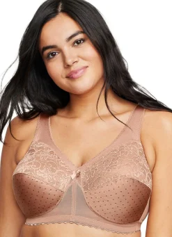 Glamorise Stütz-BH mit Spitze
