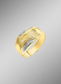 Glänzende Eleganz: Damenring mit 2 Diamanten