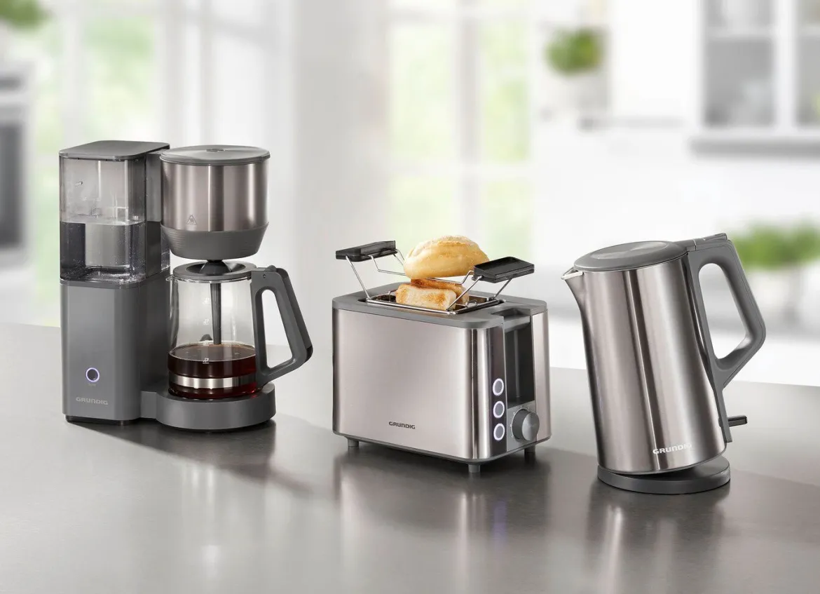 Grundig Frühstücksserie aus hochwertigem Edelstahl
