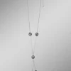 Halskette mit Tahiti-Zuchtperlen in Tropfenform