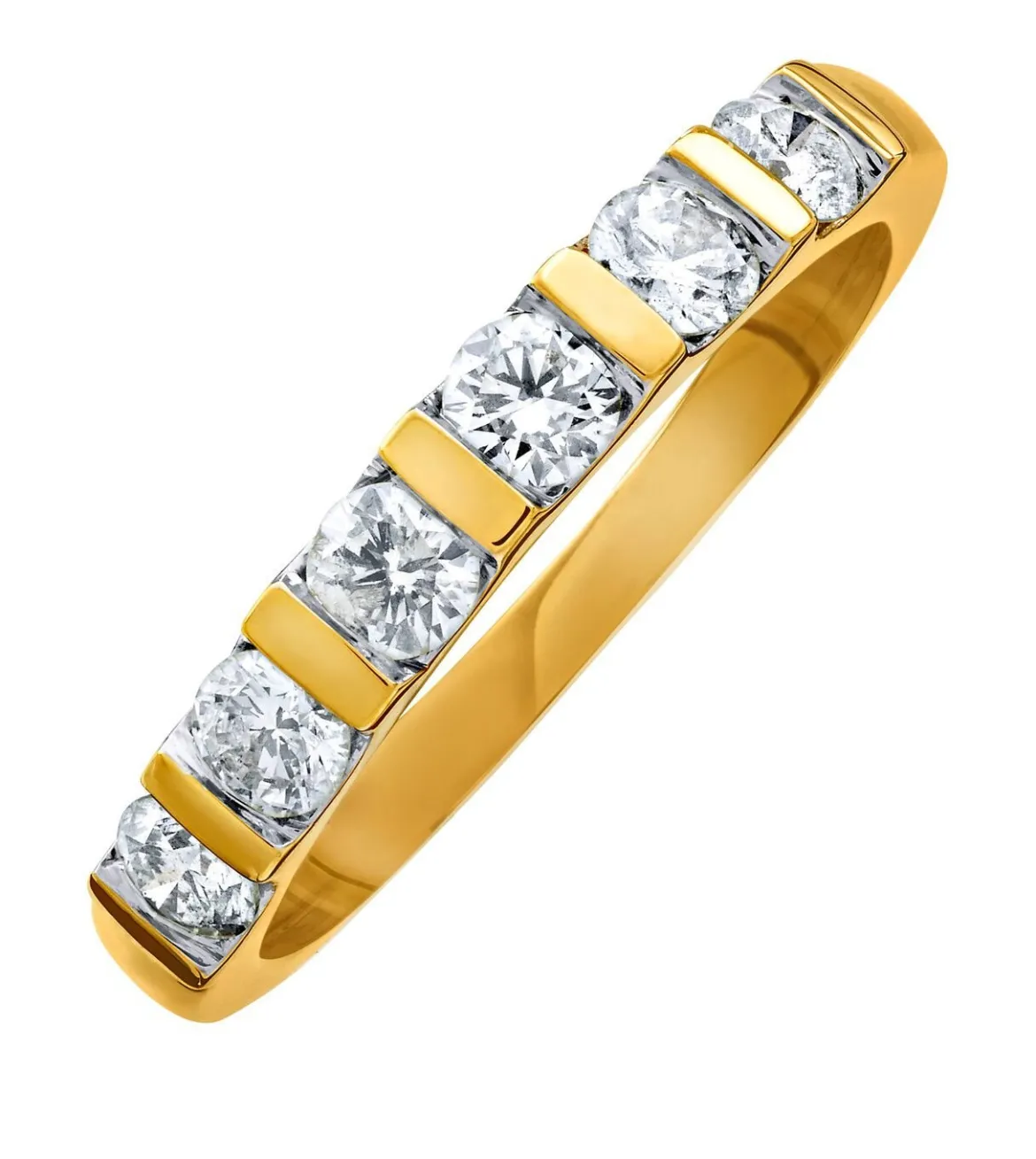 Handgearbeiteter Damenring mit echten Brillanten