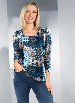 Hübsches Shirt mit 3/4-langen Ärmeln