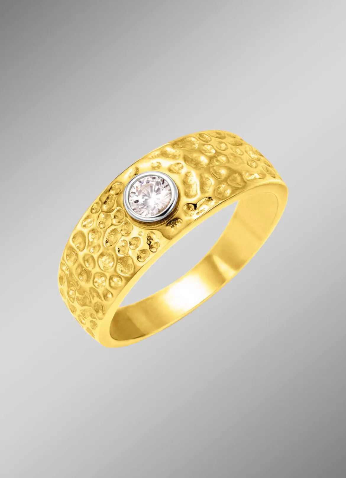 Herrenring mit Zirkonia