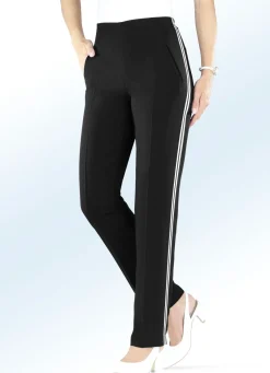 Hose mit angesagtem Zierband