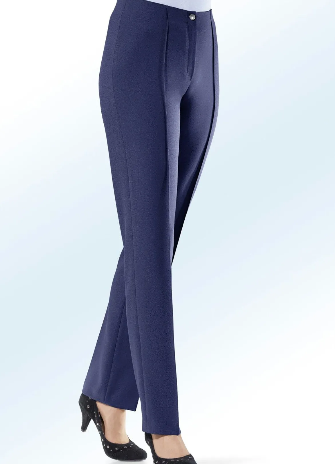 Hose mit angeschnittenem Bund