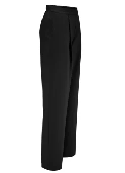 Hose mit Bundfalten in modischer Weite