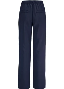 Hose mit Bundfalten in modischer Weite