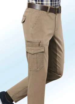 Hose mit Cargotaschen in 3 Farben
