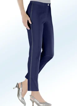Hose mit effektvollem Zierband