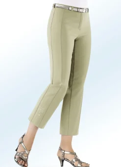 7/8-Hose mit Zierplättchenmotiv