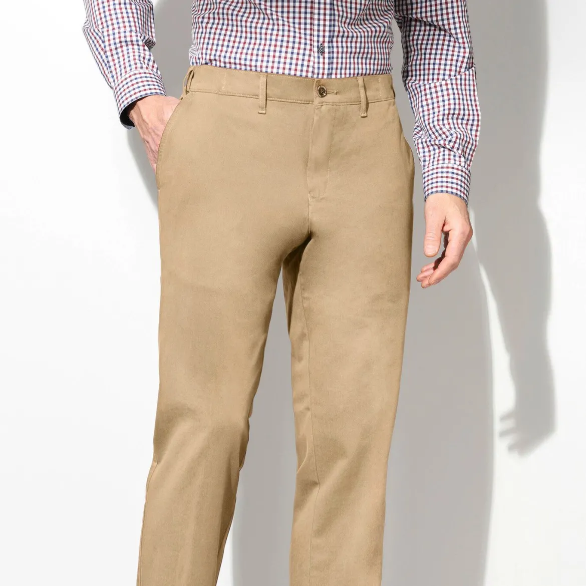 Hose von "Francesco Botti" mit Komfortbund in 3 Farben