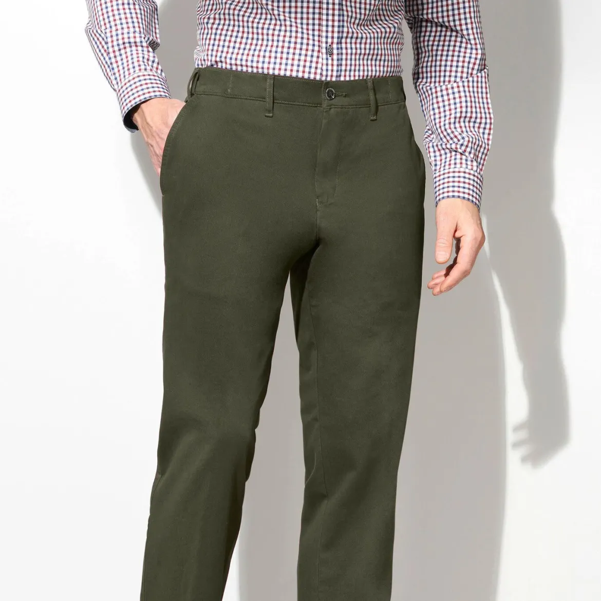 Hose von "Francesco Botti" mit Komfortbund in 3 Farben