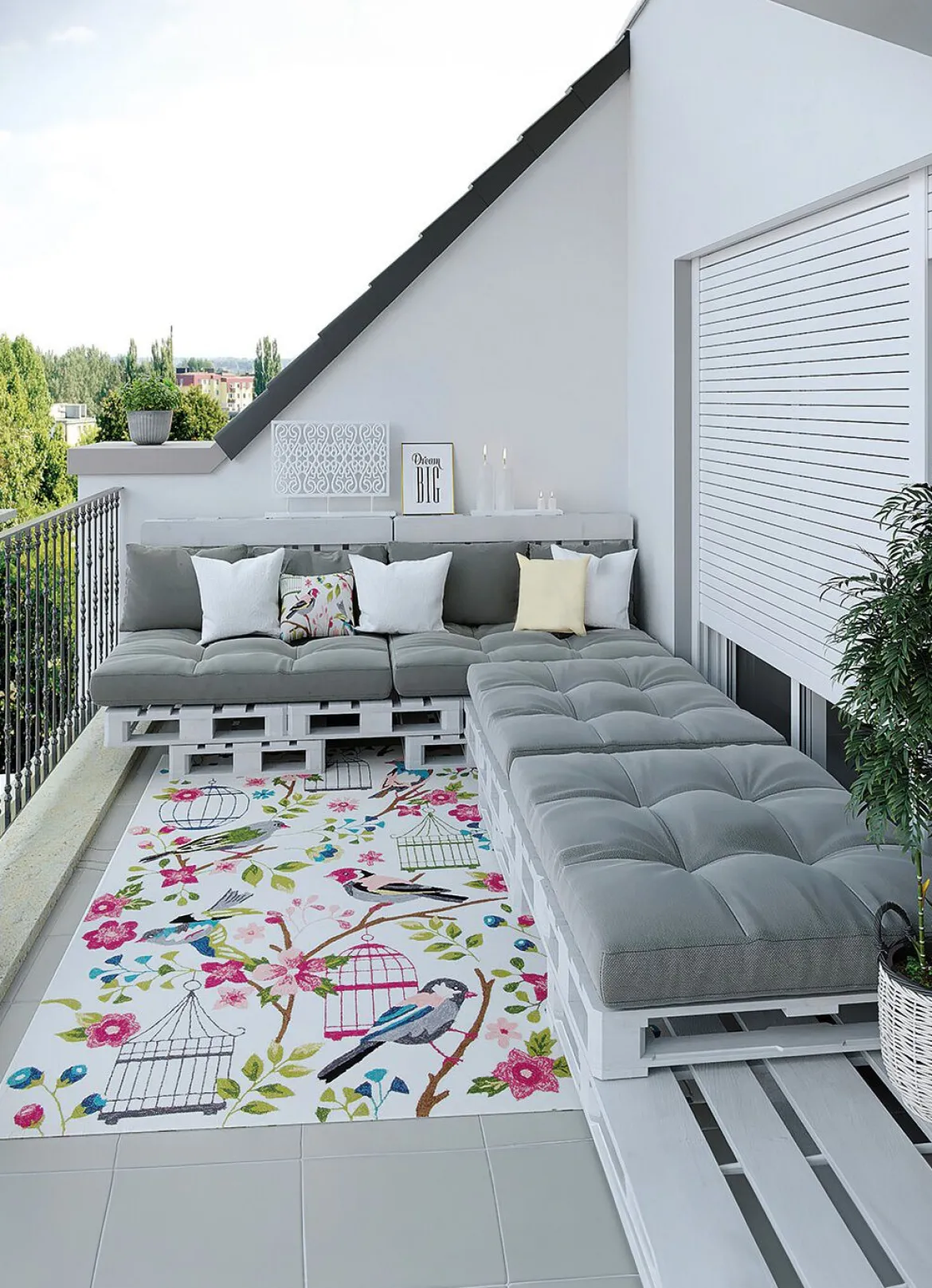 Indoor / Outdoor geeignete Brücken und Teppiche