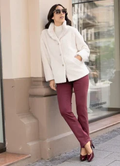 Jacke aus kuschelweichem Plüsch
