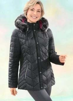 Jacke mit abnehmbarer Kapuze