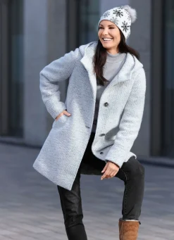 Jacke mit fester Kapuze
