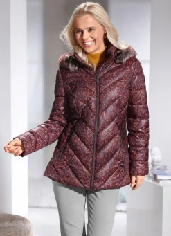 Jacke mit Kunstpelz-Innenausstattung in der Kapuze