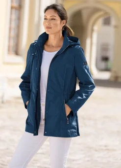 Jacke mit Reißverschluss an den Seitenschlitzen