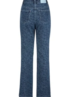 Jeans in aktueller Leo-Dessinierung