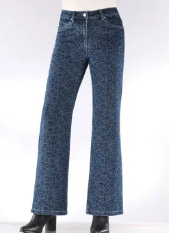 Jeans in aktueller Leo-Dessinierung