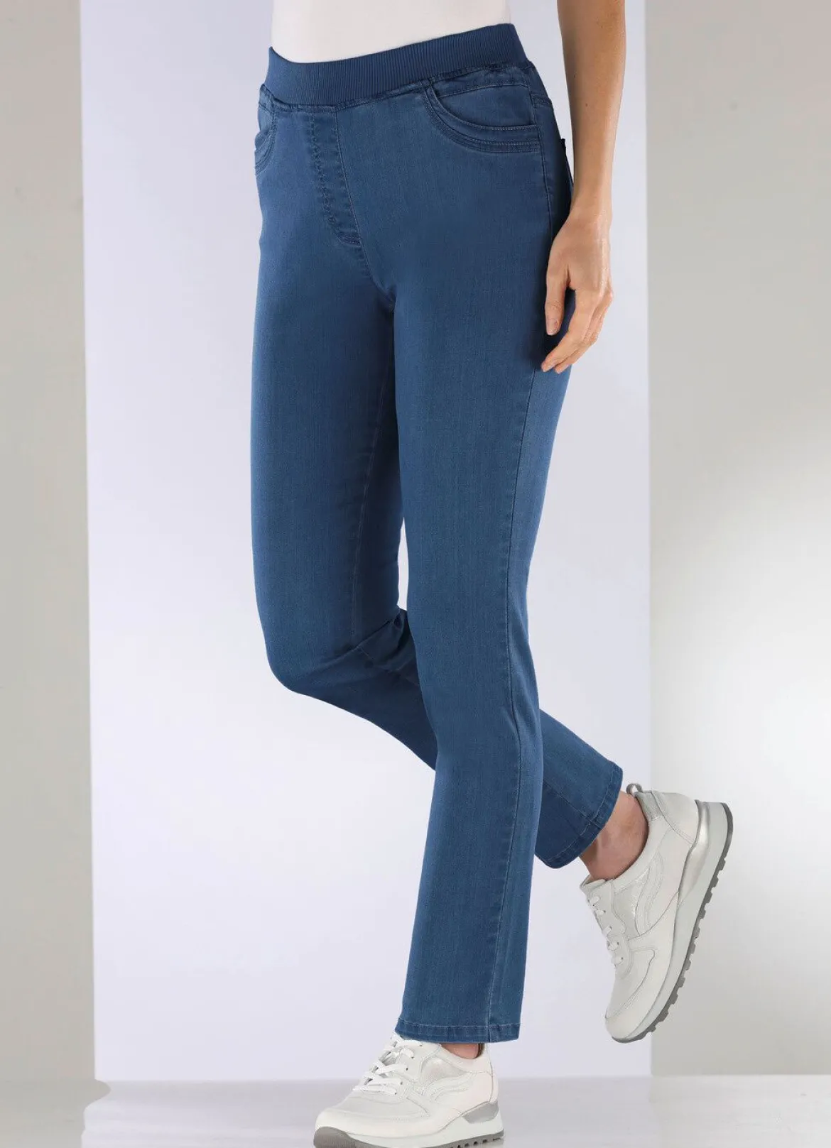Jeans in Schlupfform