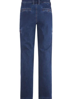 Jeans mit Cargotaschen in 2 Farben