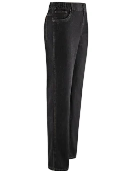 Jeans mit Dehnbundeinsätzen in 3 Farben