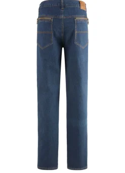 Jeans mit Dehnbundeinsätzen in 3 Farben