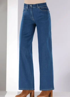 Jeans mit dezenter Strasszier
