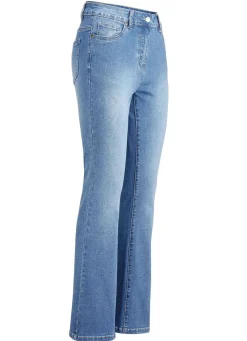 Jeans mit leicht ausgestellter Beinweite