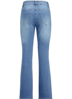 Jeans mit leicht ausgestellter Beinweite